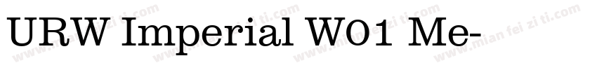 URW Imperial W01 Me字体转换